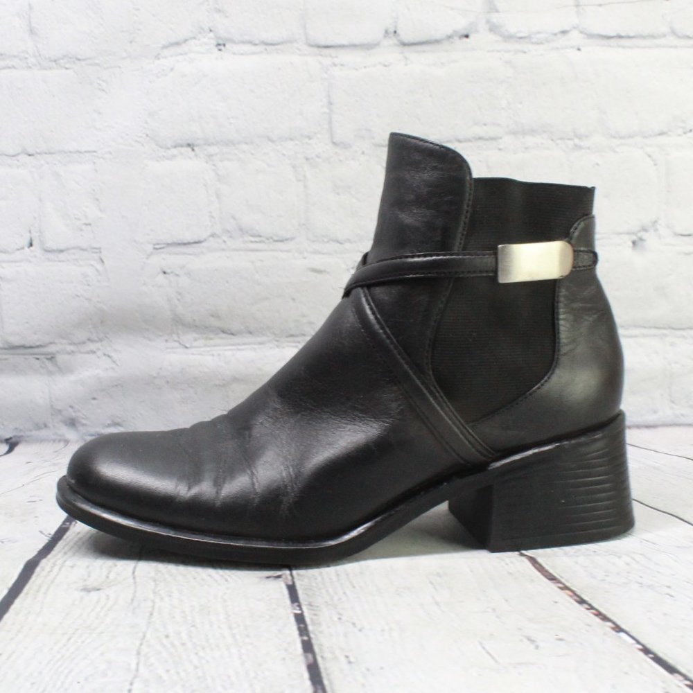 Maine Woods W Wayne Brown Leather Pull On Ankle Fashion Boots Size 8 M